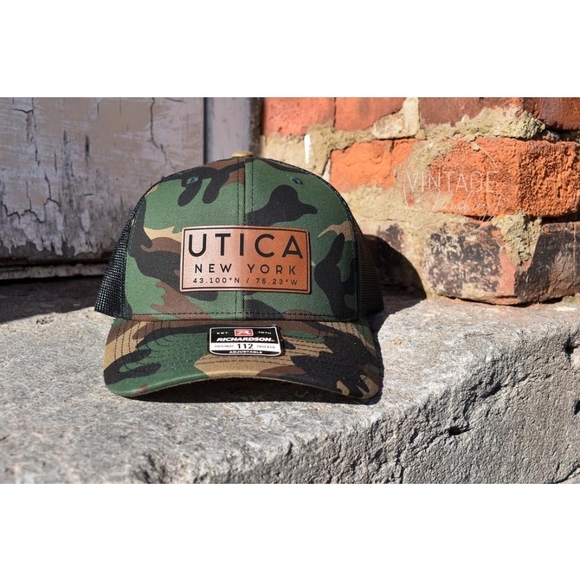 Utica Camouflage Richardson Trucker Hat - Picture 1 of 1